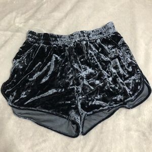 Crushed Velvet Shorts